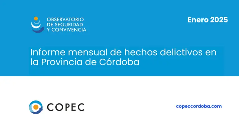 Se presentó el informe mensual de hechos delictivos en Córdoba correspondiente al mes de enero 